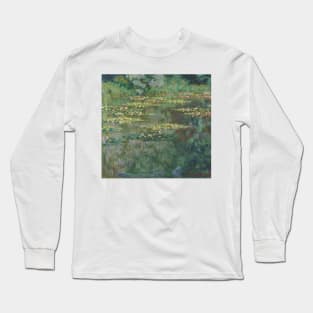 Le Bassin des Nympheas by Claude Monet Long Sleeve T-Shirt